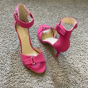 Nine West. Ankle strap, Velcro heels